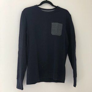 BR sweatshirt Navy grey frocket